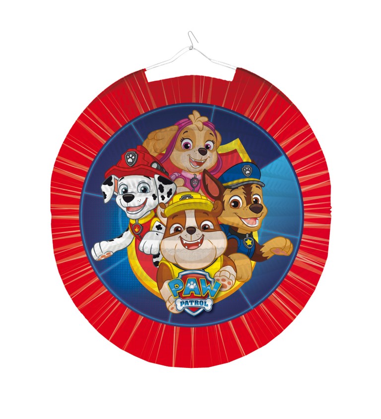 Papierový lampión Paw Patrol