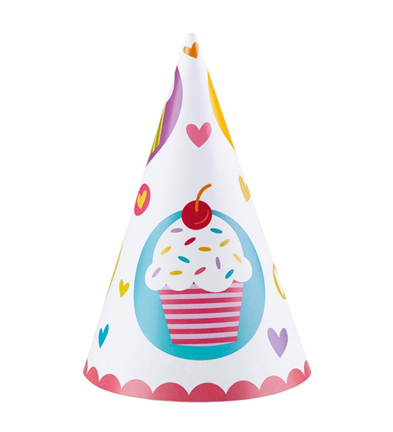 Sada papierových party čiapočiek na cupcake