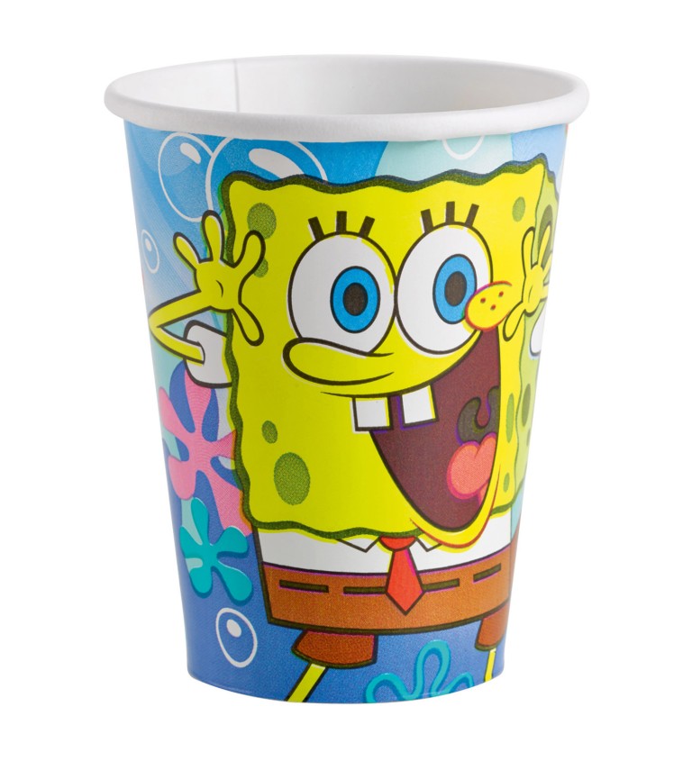 Papierové kelímky - Sponge Bob