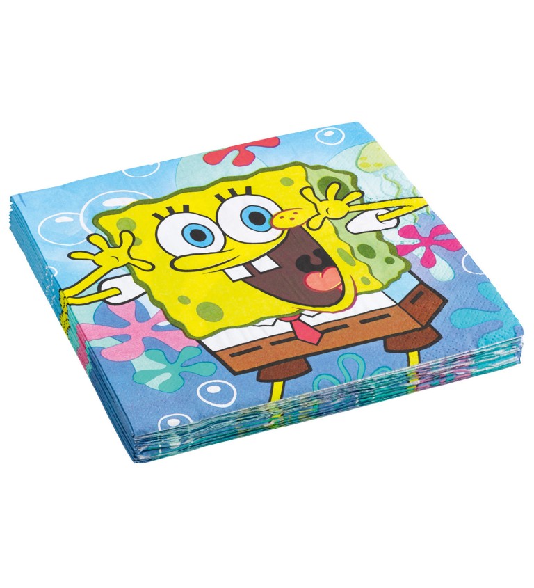 Papierové obrúsky - Sponge Bob