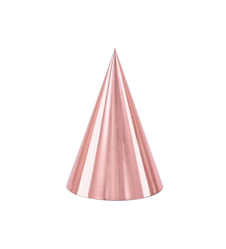 Party čiapočky - rosegold