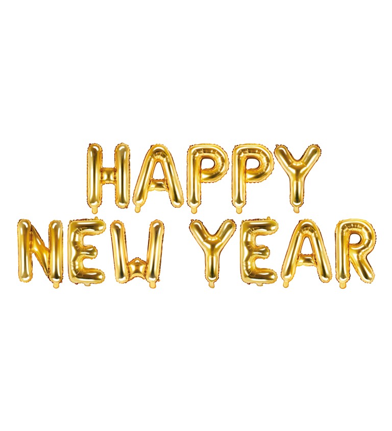 Fóliový balónik Happy New Year