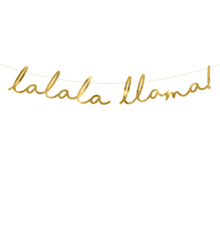Zlatá girlanda Lama