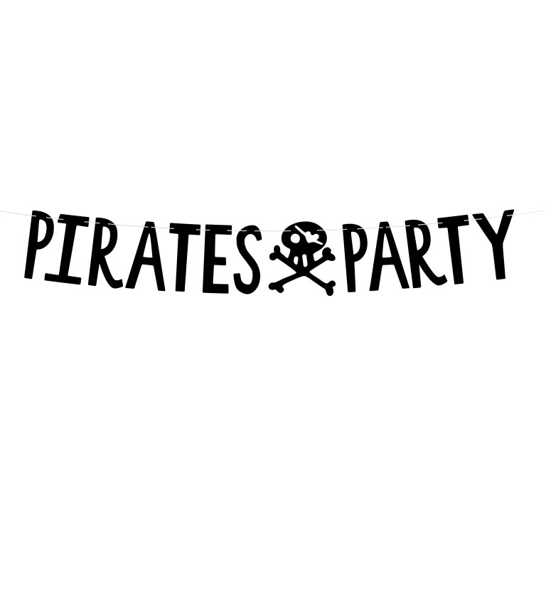 Čierny banner - Pirates Party