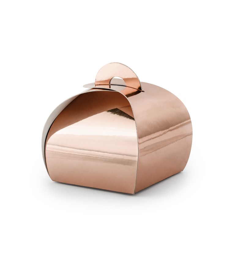 Krabička na svadbu - rose gold