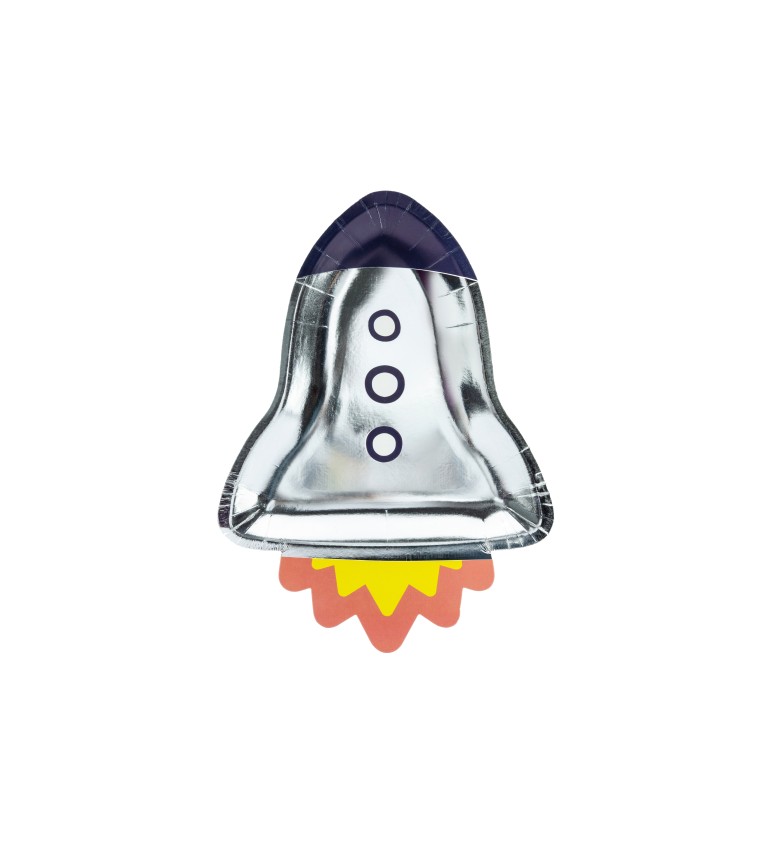 Strieborné raketové tanieriky