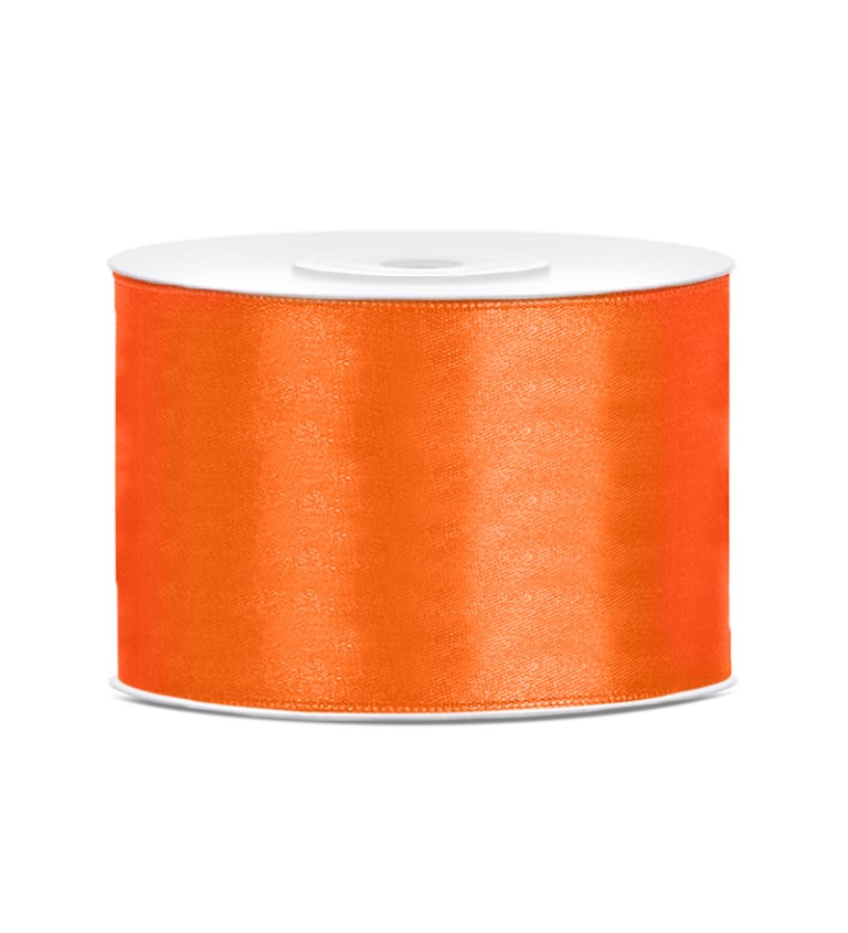 Stuha - tmavo oranžová