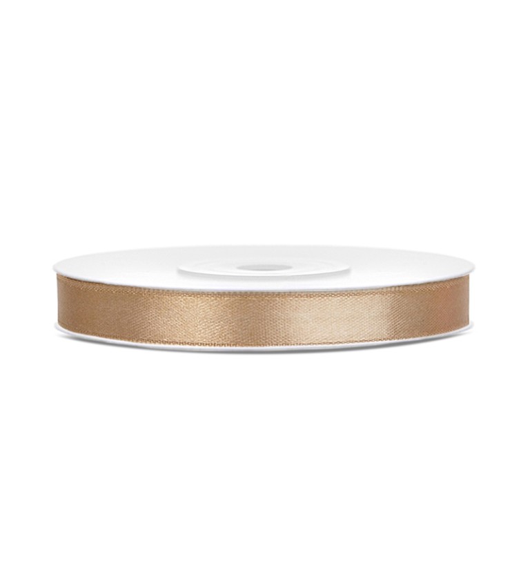 Saténová stuha - bronz
