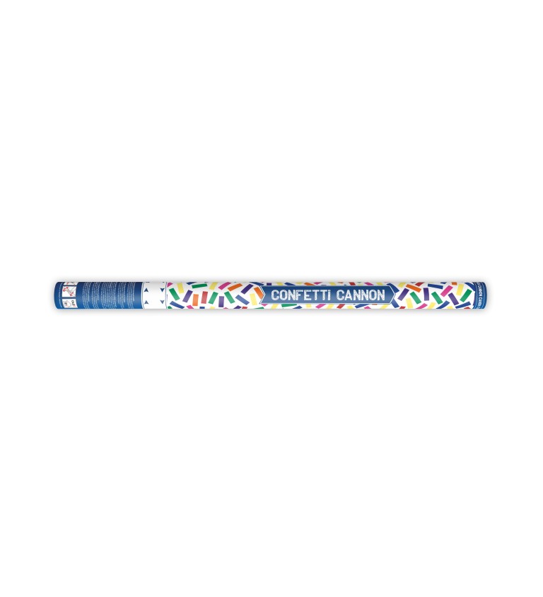 Vystreľovacie konfety - multicolor, 80 cm