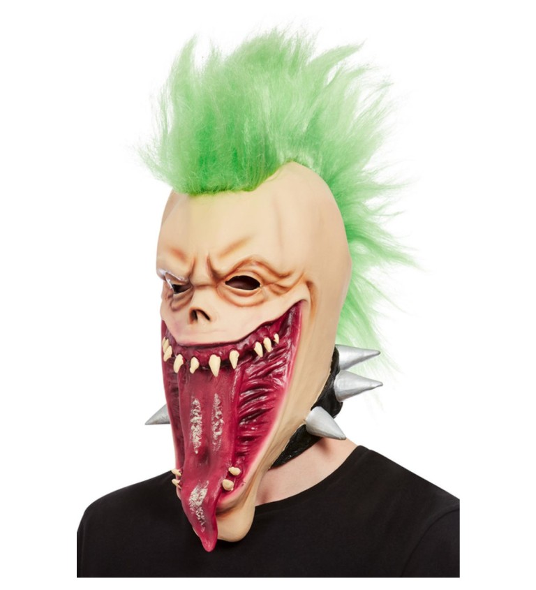 Maska lebky punk rockera