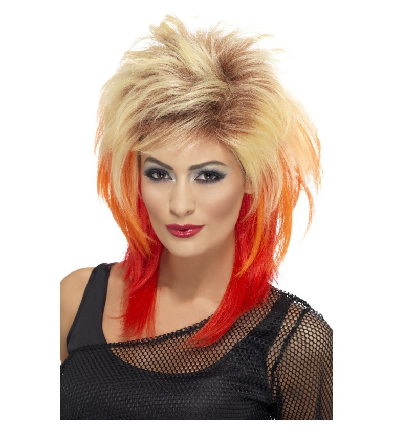 Dámská parochňa blond-červená