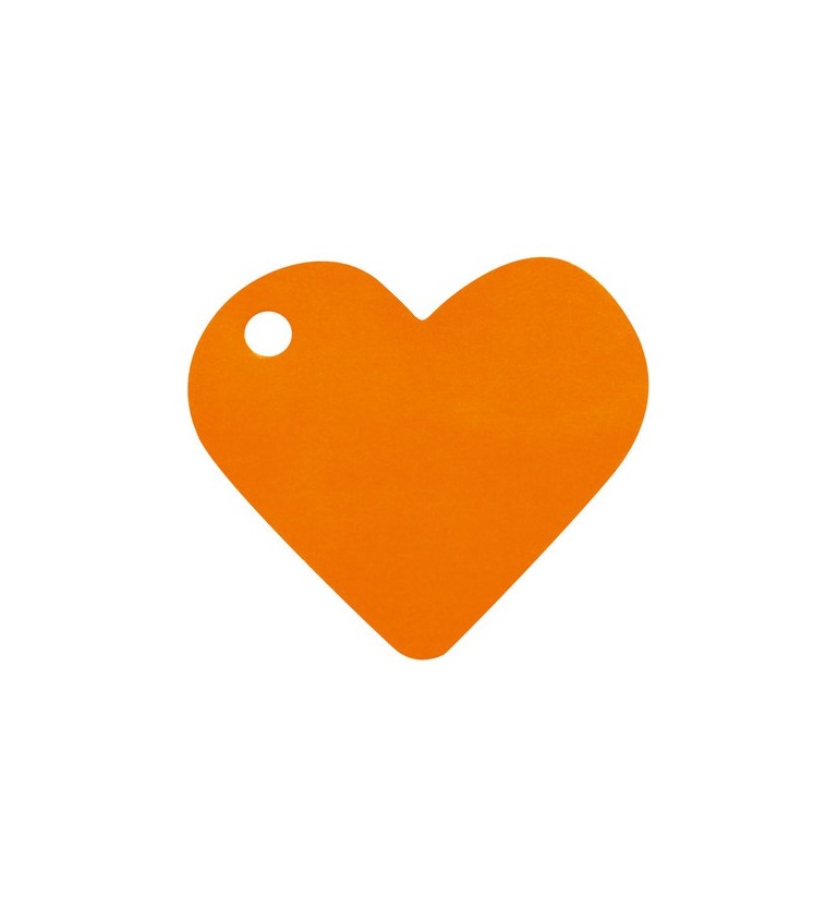 Srdiečková menovka oranžová
