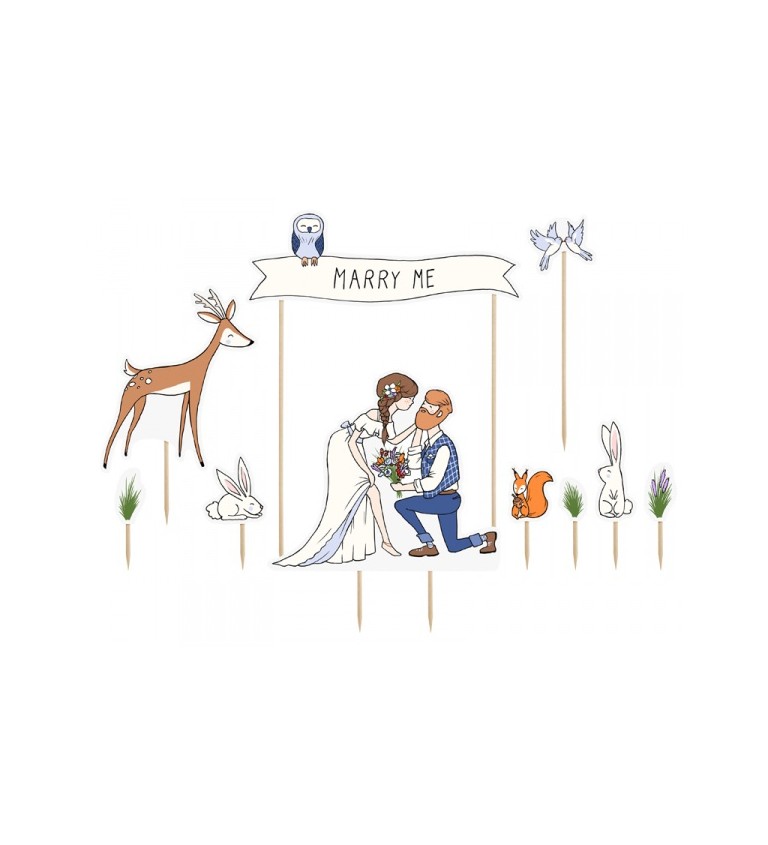 Marry me - špáratká na tortu
