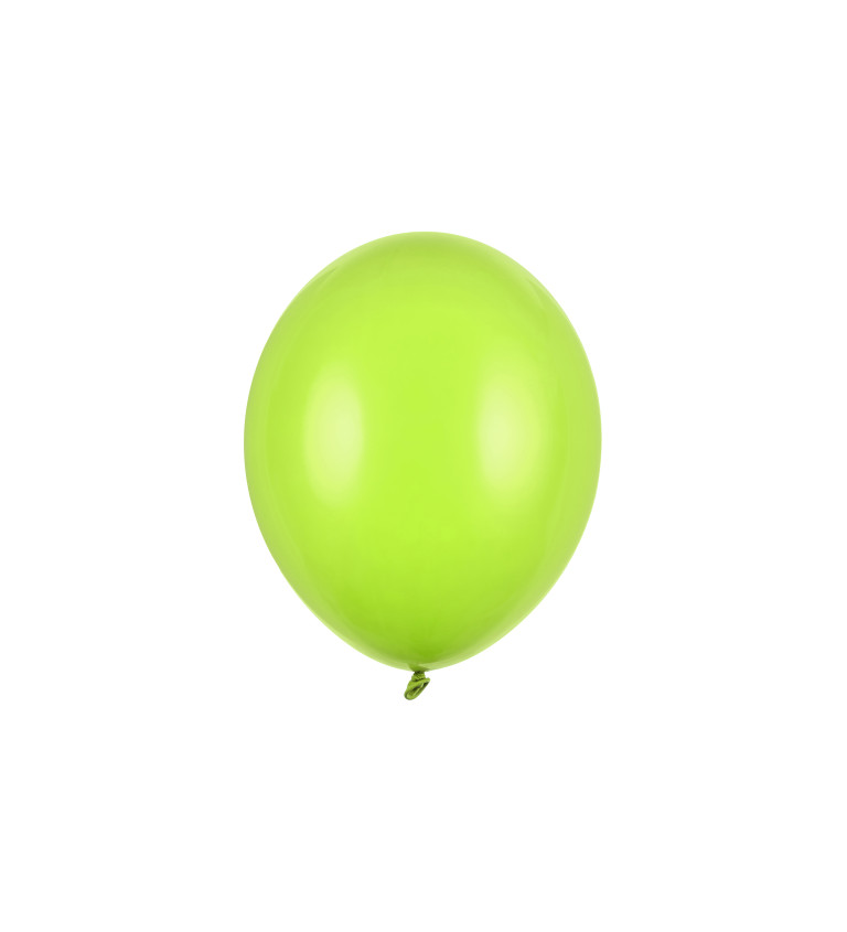 Latexové balóniky 27 cm svetlozelené, 100 ks