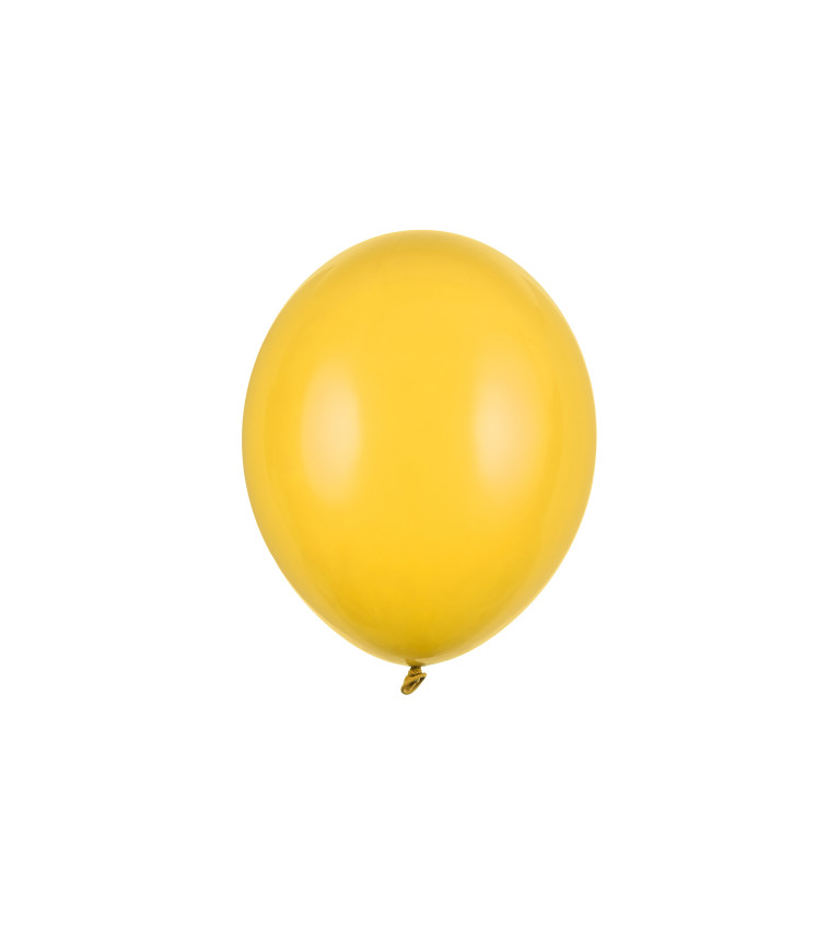Latexové balóniky 27 cm tmavo žlté, 10 ks