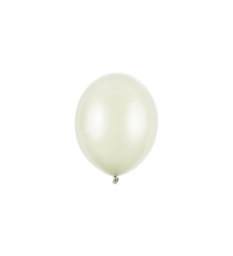 Latexové balóniky 12 cm krémové, 100 ks