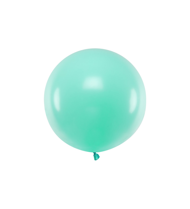 Obrovský latexový balón mätový 60 cm