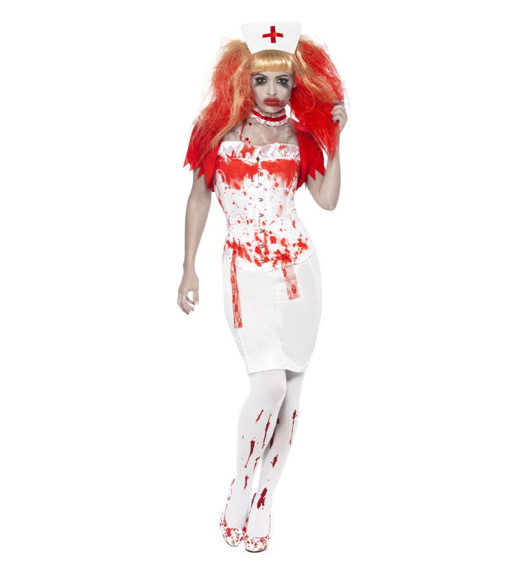 Dámsky kostým pre Halloween - zombie sestra