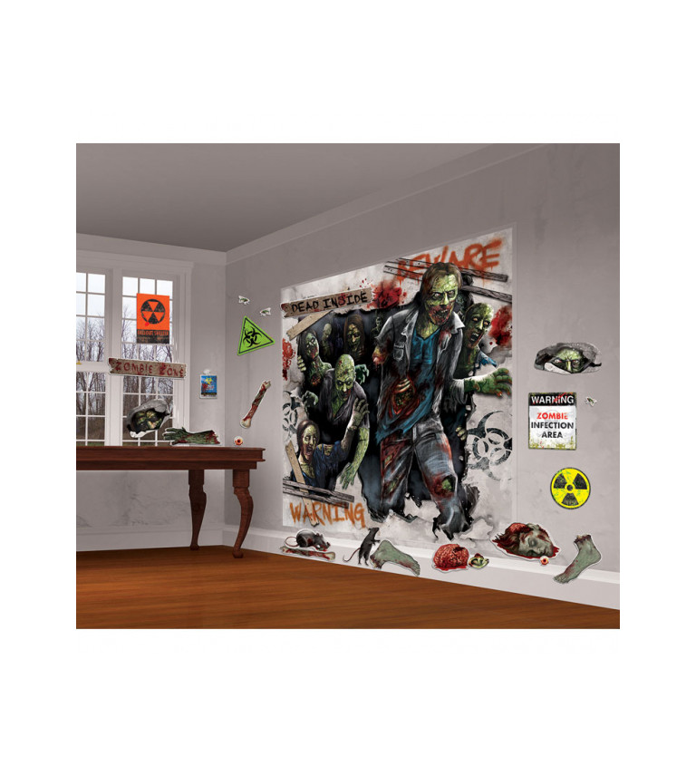 Dekorácia Zombie sada