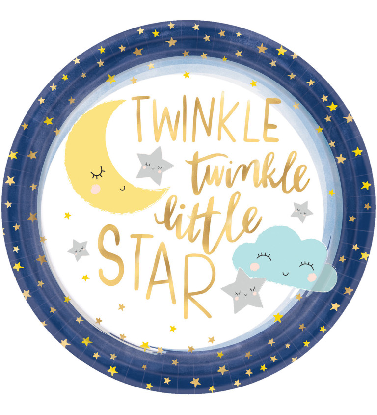Veľké tanieriky - twinkle little star