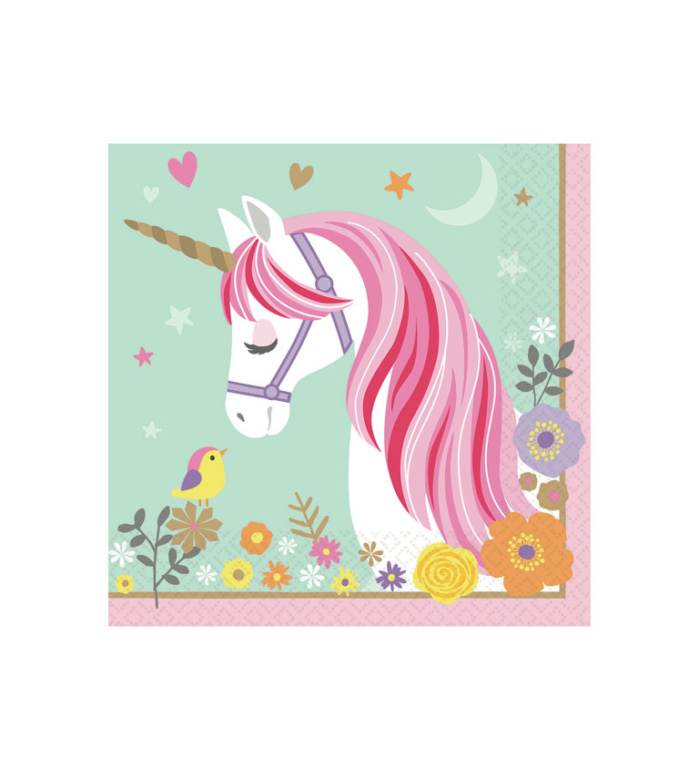 Servítky Jednorožec