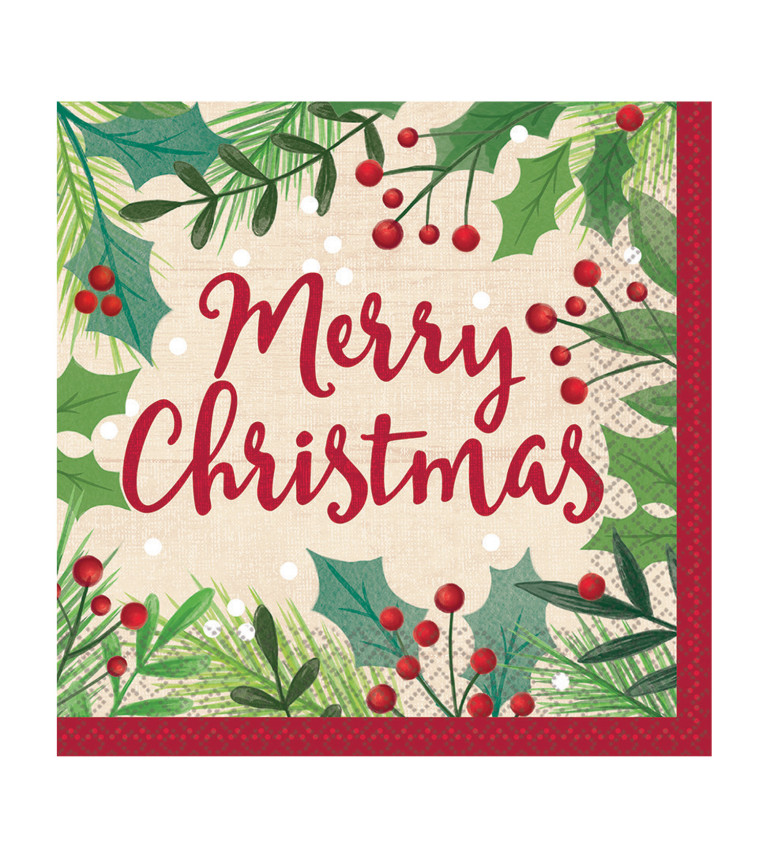 Servítky - Merry Christmas