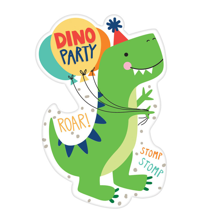 Pozvánky - dinosauria párty