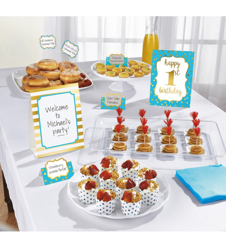 Narodeninová modrá sada