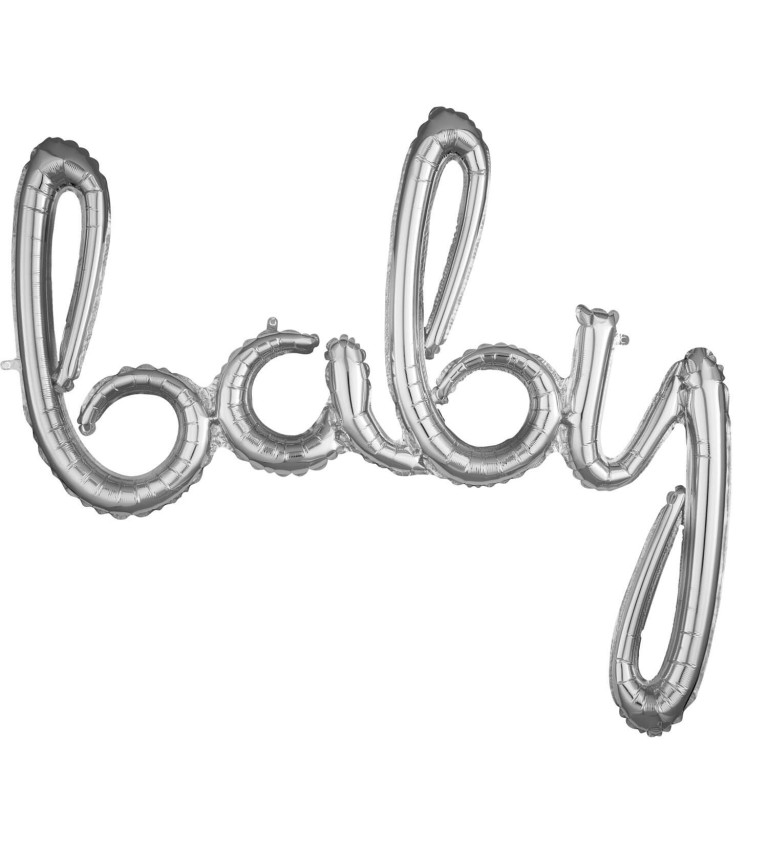 Strieborný balón - baby