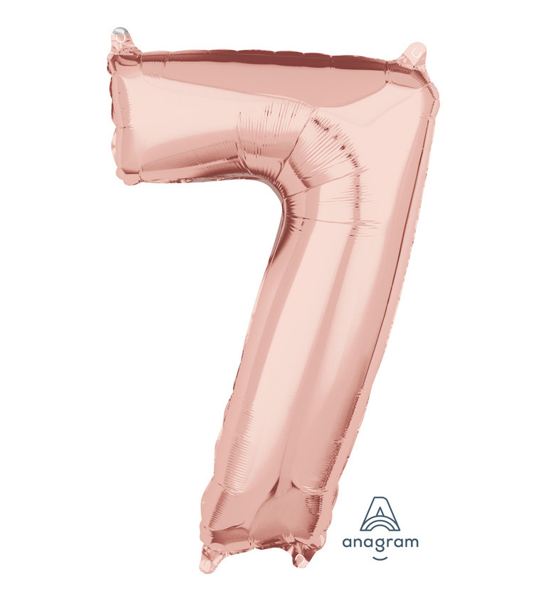 Balónik rosegold 7
