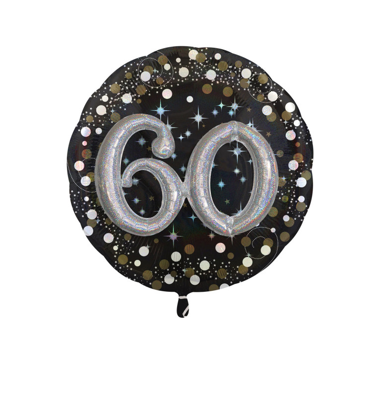 Čierny balónik 60