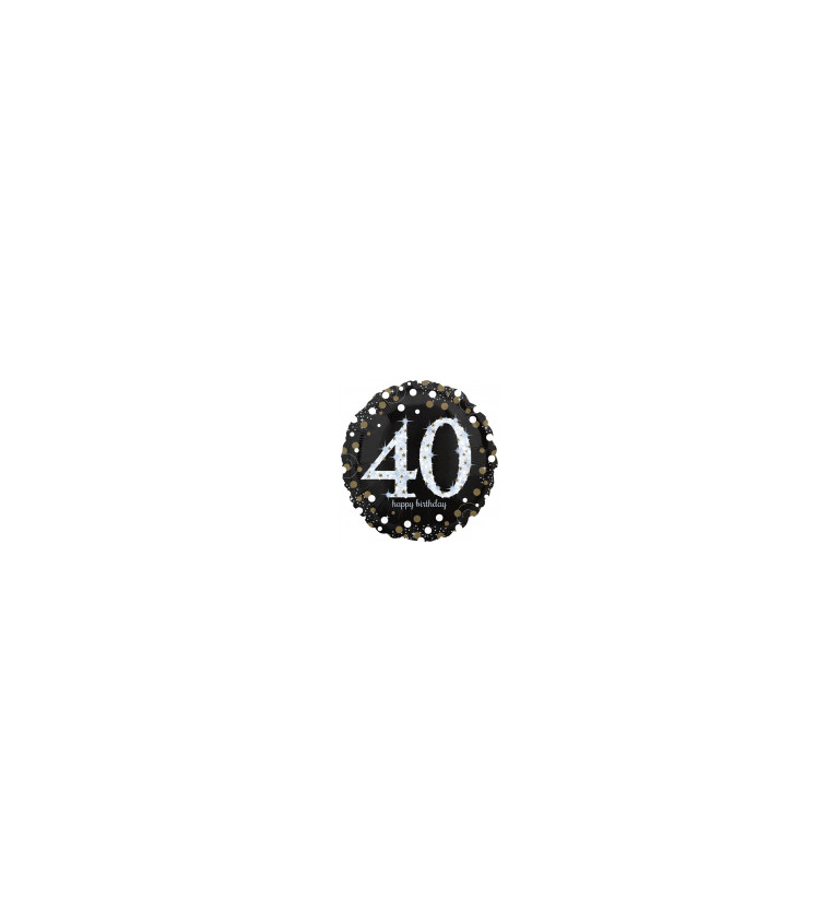 Čierny balónik 40