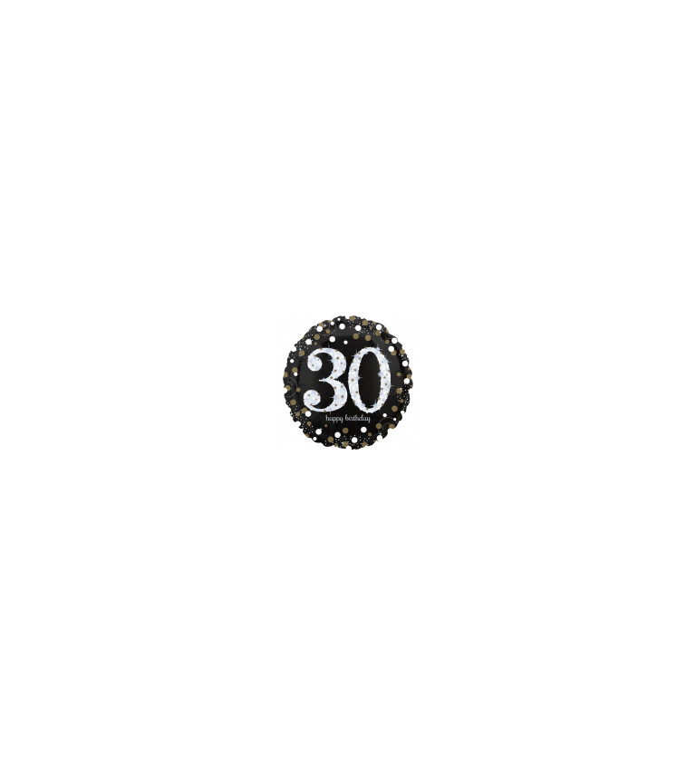 Čierny balónik 30