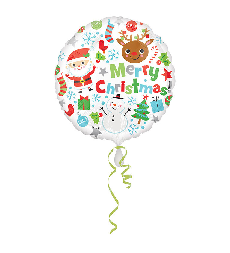 Fóliový balónik - Merry Christmas