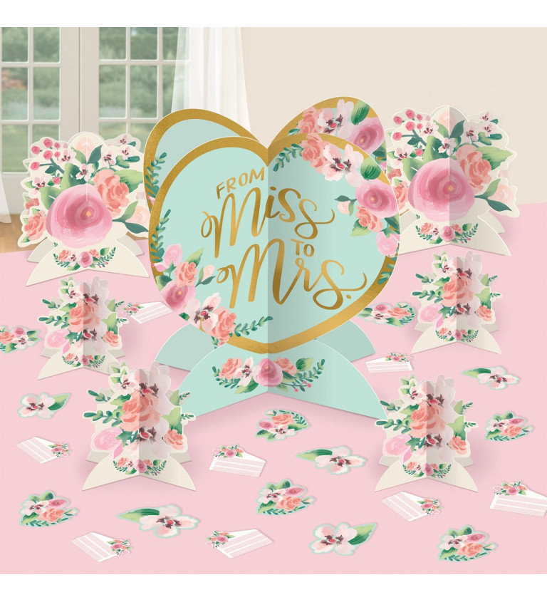 Mätová dekorácia Mr&Mrs