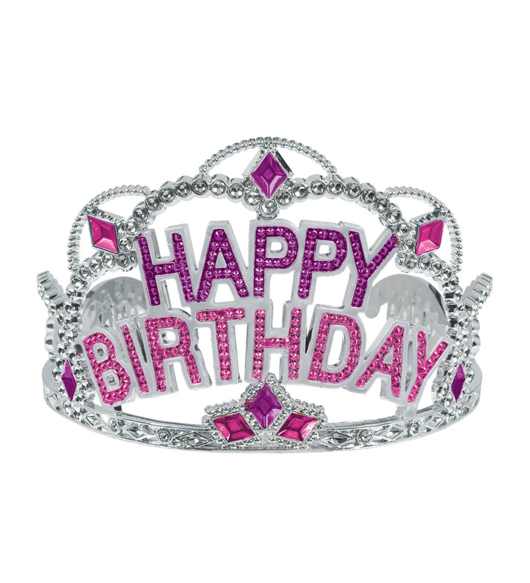Korunka strieborná - Happy Birthday