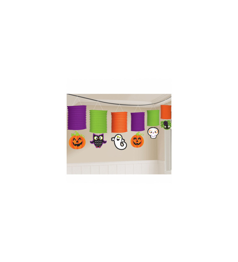 Girlanda's lampióny na Halloween