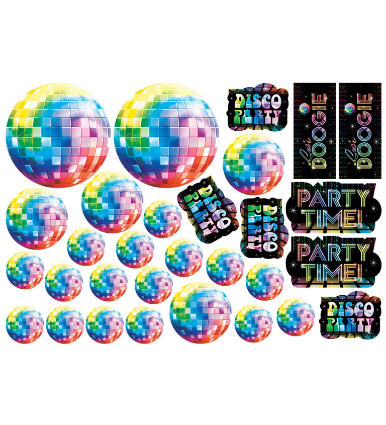Dekorácia set DISCO