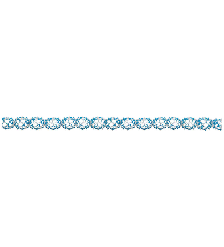 Girlanda Oktoberfest - modro-biela