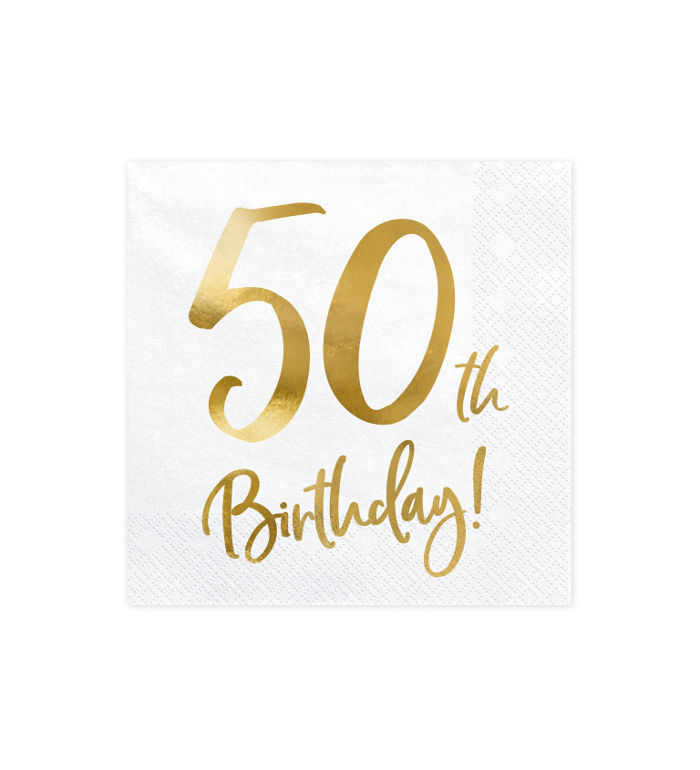 Biele obrúsky 50 rokov