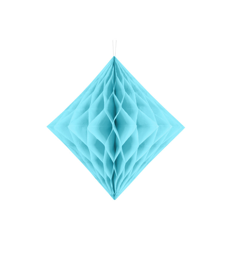 Papierový diamant svetlomodrý