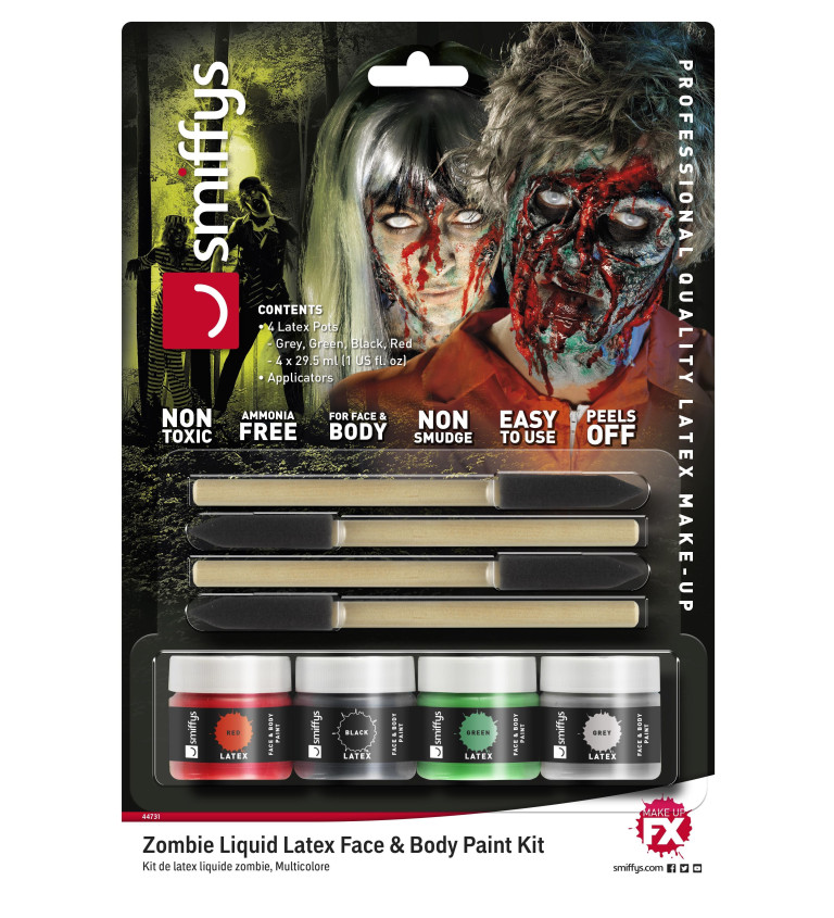 Súprava tekutého latexu pre zombie