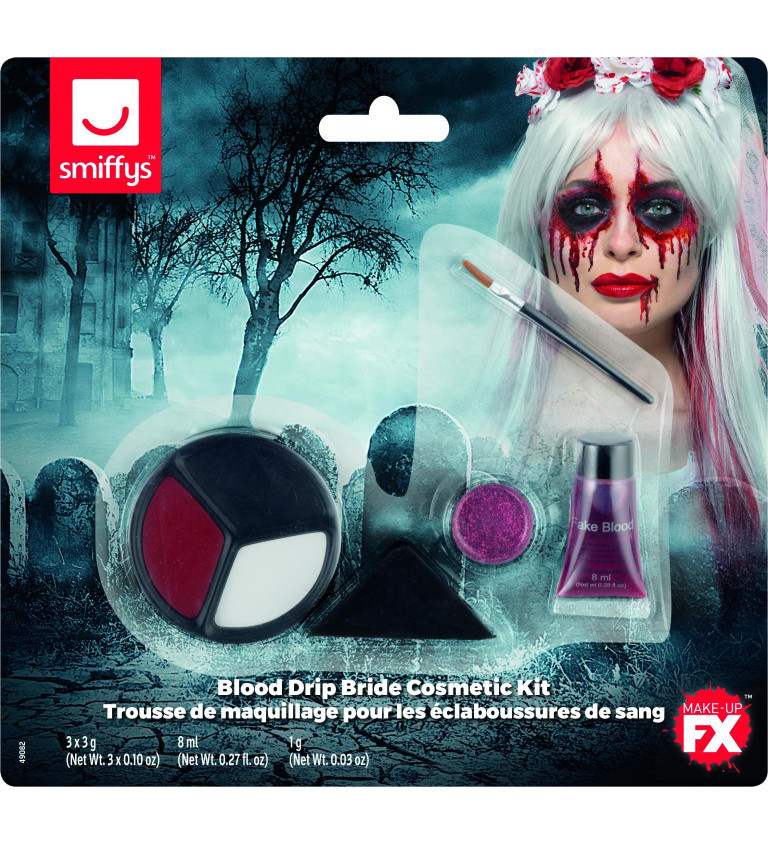 Mŕtva nevesta make-up sada