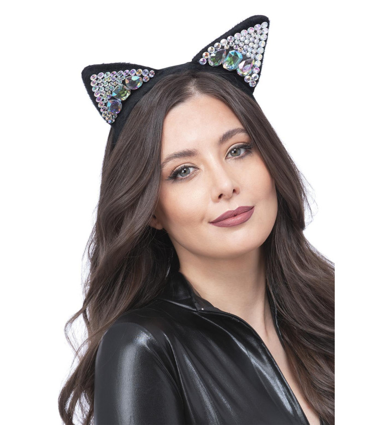 Čierna čelenka - kitty