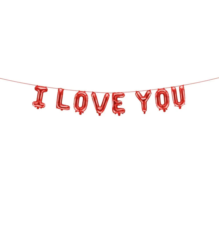 Fóliový balónik I Love You
