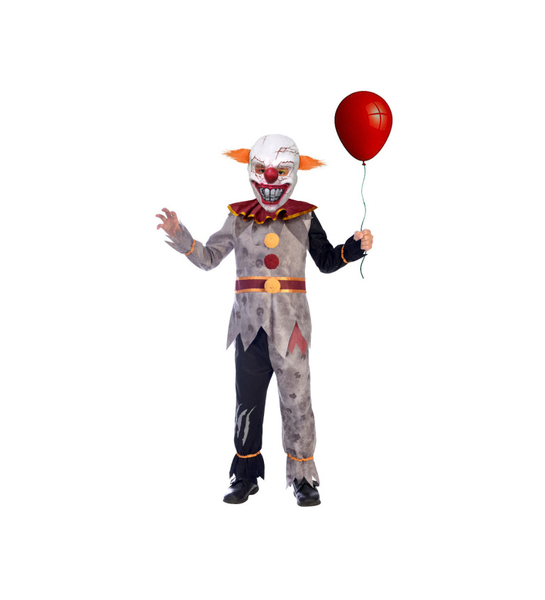 Detský kostým na Halloween - Hororový klaun