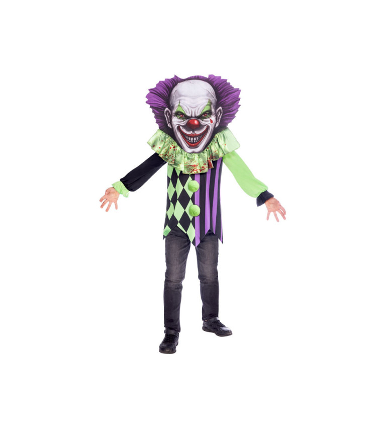 Halloweensky kostým pre deti - Strašidelný klaun