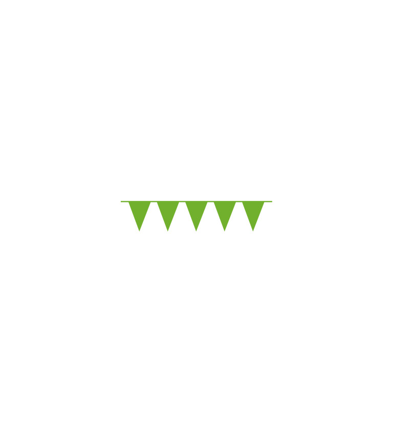 Girlanda - zelené kiwi