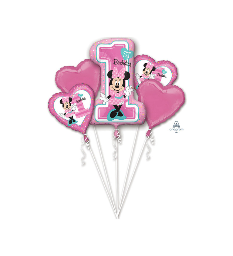 Sada fólií Minnie 5 ks