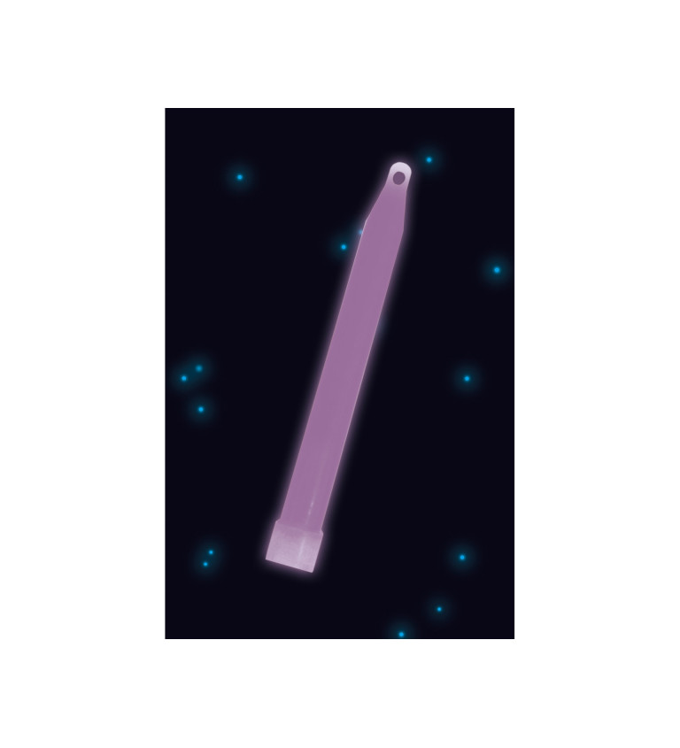 Svietiaci fialový náhrdelník